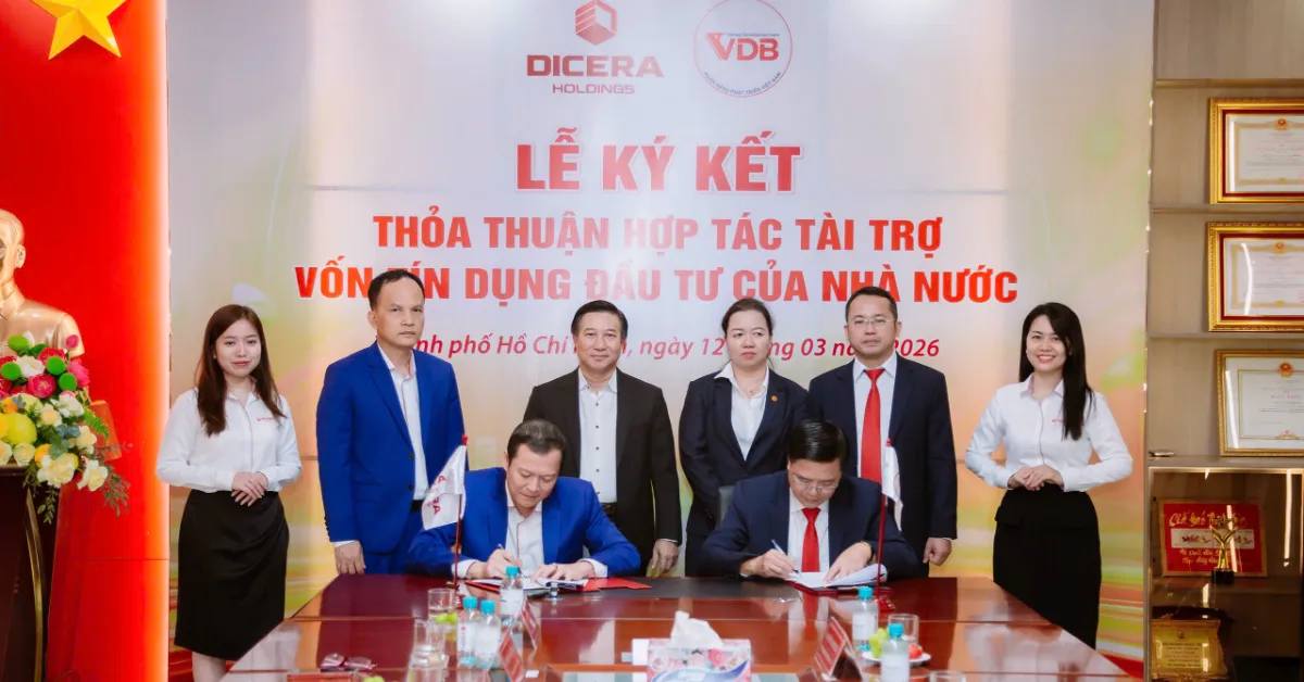 Ký kết thỏa thuận hợp tác giữa DICERA và VDB