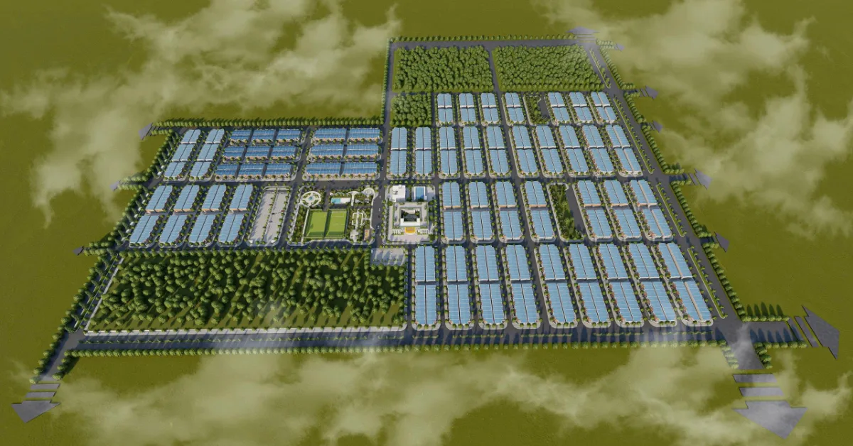 Phối cảnh dự án NOXH tại phường Phong Thái